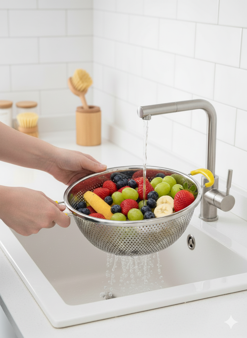 Rice Stainer Stainless Steel