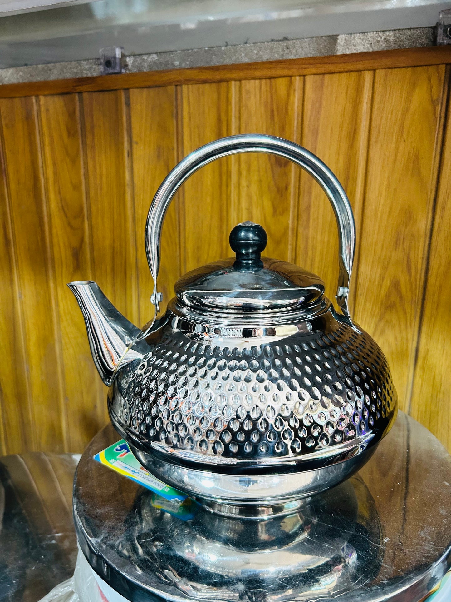Stainless Steel Tea Kettle Naqshi style