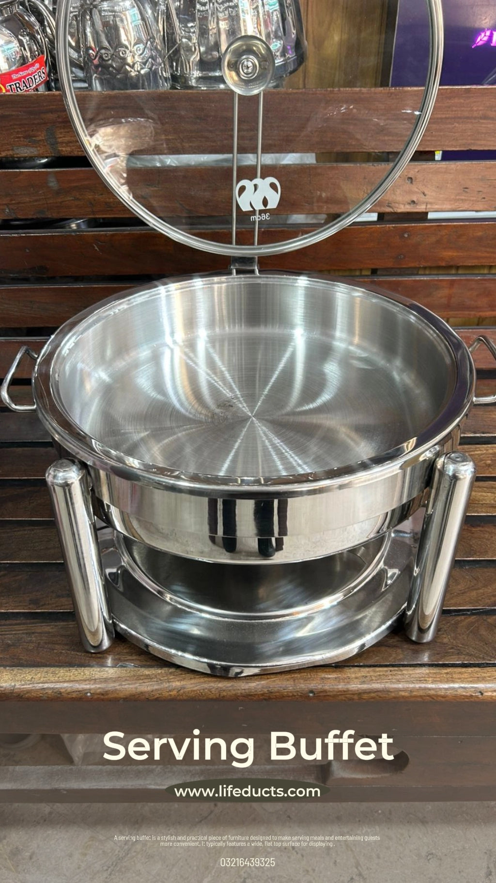 Steel Serving Buffet