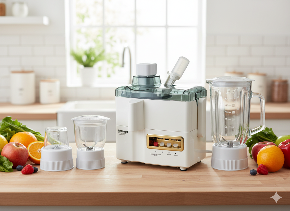 Juicer Blender 4in1 with Pure 99.9% cooper