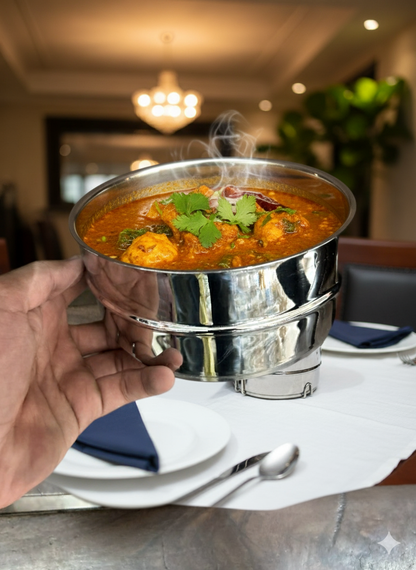 Hot and Cool Steel lunch Box With Fabric Bag