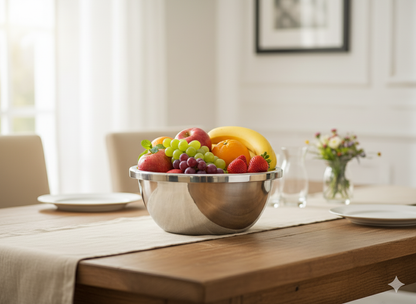 Stainless Steel Serving Mixing And Washing Bowl